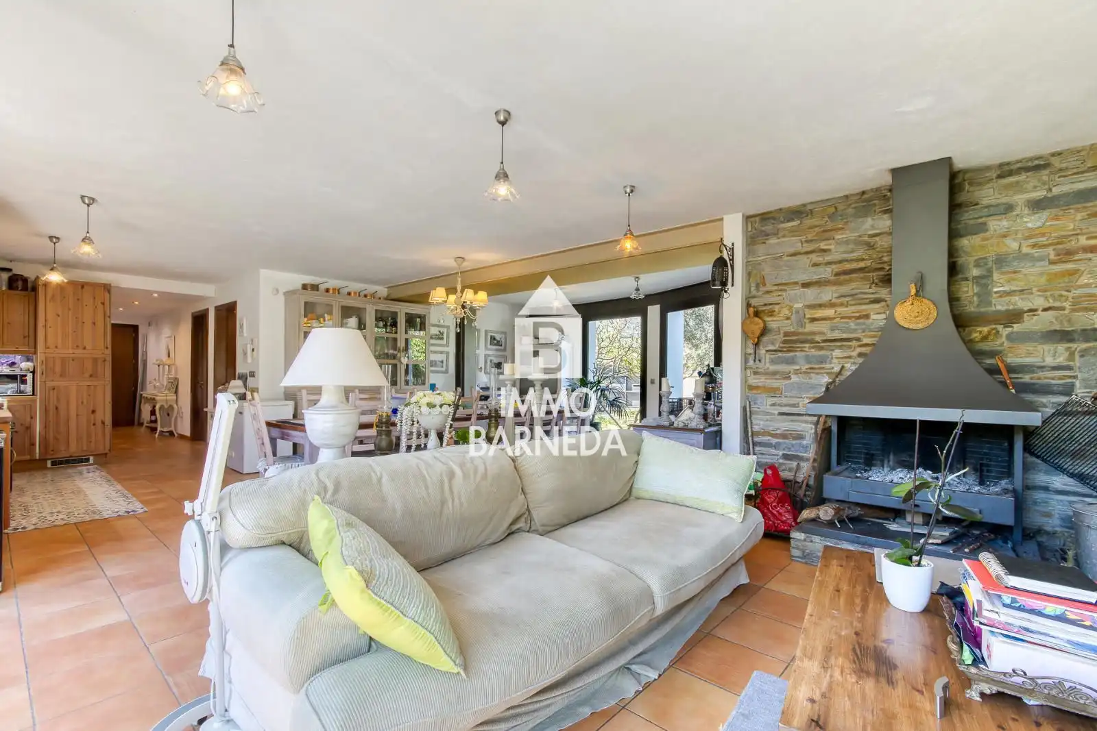 Sala de estar de Casa o chalet en venta en Llançà con Aire acondicionado, Calefacción y Jardín privado