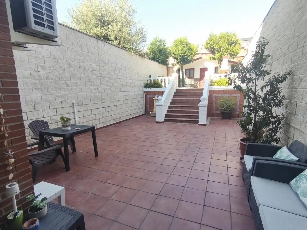 Terrace of Detached homes for sale in Rivas-Vaciamadrid  with Air Conditioner, Heating and Private garden
