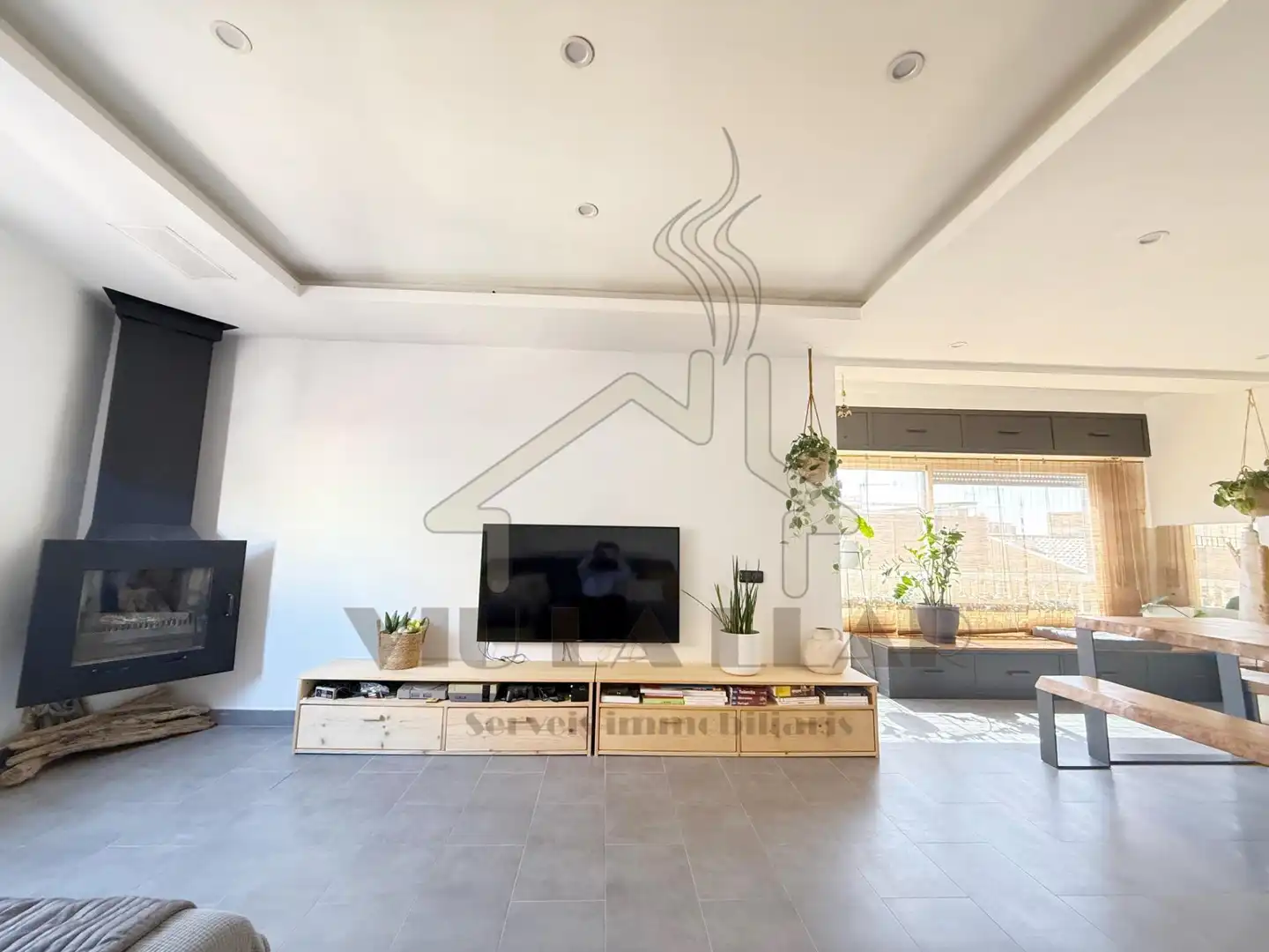 Sala de estar de Piso en venta en Mataró con Calefacción