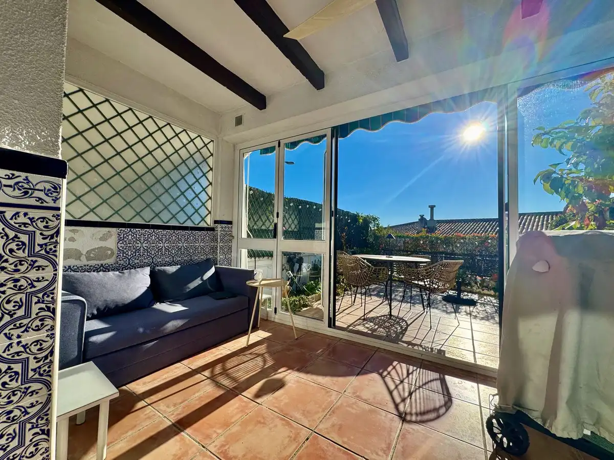 Terraza de Casa adosada en venta en Benalmádena con Aire acondicionado, Terraza y Piscina comunitaria