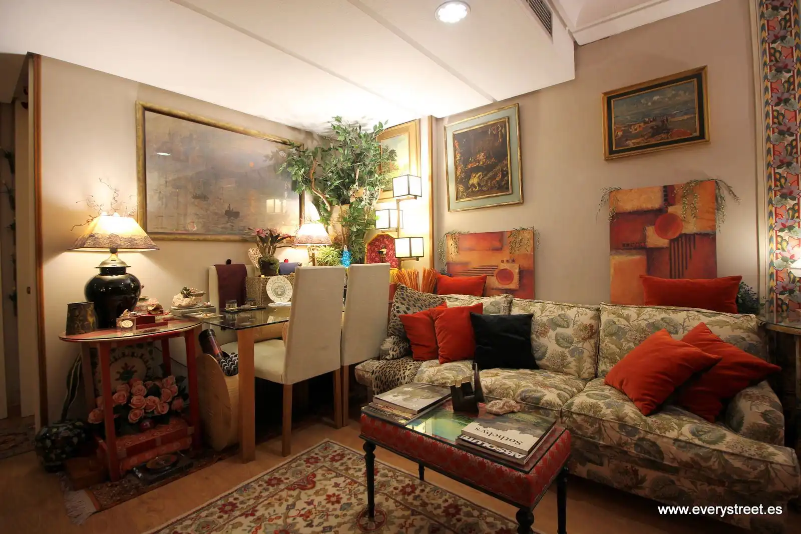 Wohnzimmer von Wohnung zum Verkauf in Madrid mit Klimaanlage, Heizung und Abstellraum