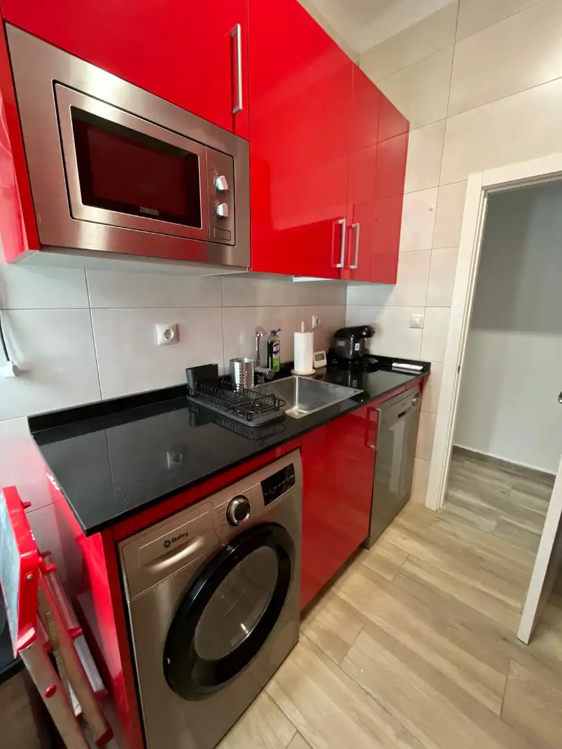 Küche von Wohnung zur untervermieten in Madrid mit Klimaanlage, Heizung und Möbliert