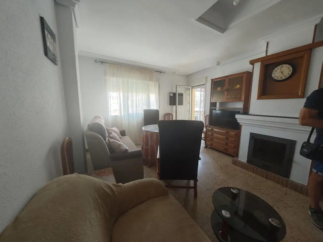Living room of Flat for sale in Plasencia  with Furnished