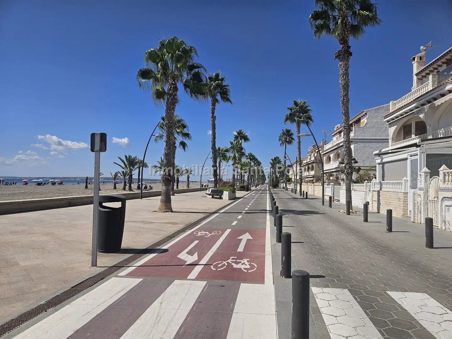 Vista exterior de Piso en venta en Santa Pola con Aire acondicionado, Piscina y Amueblado