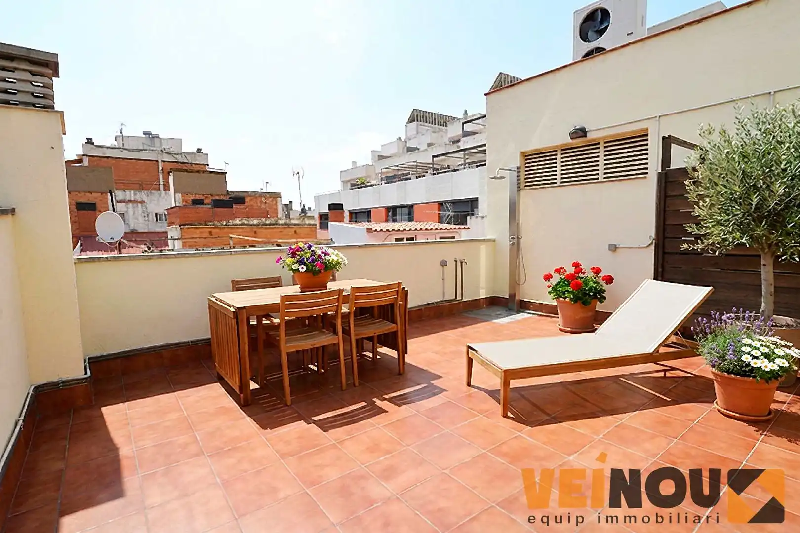 Terrace of Flat for sale in Badalona  with Air Conditioner, Heating and Terrace
