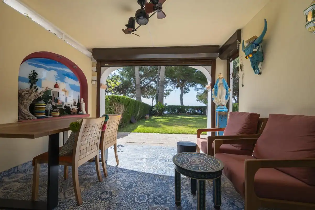Garden of Ground floor for sale in Santa Eulària des Riu  with Air Conditioner, Heating and Private garden