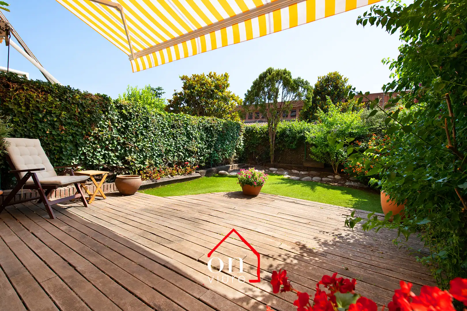 Terrassa de Casa o xalet en venda en Sant Cugat del Vallès amb Calefacció, Jardí privat i Terrassa