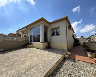 Exterior view of Single-family semi-detached for sale in Castalla  with Terrace and Swimming Pool