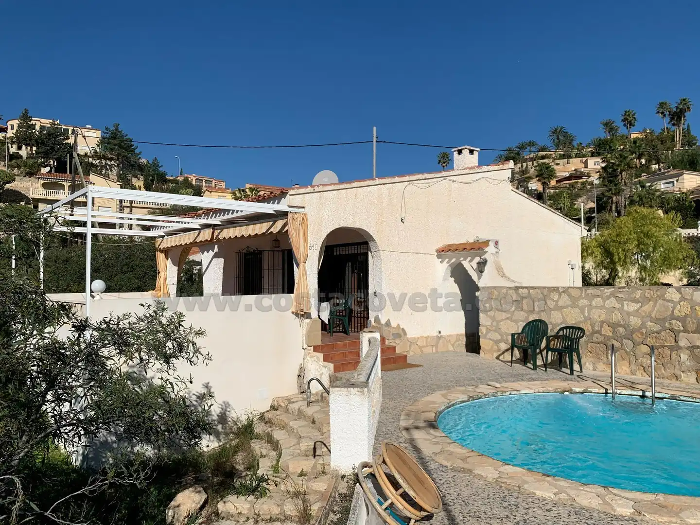 Exterior view of Houses for sale in El Campello  with Private garden, Terrace and Swimming Pool