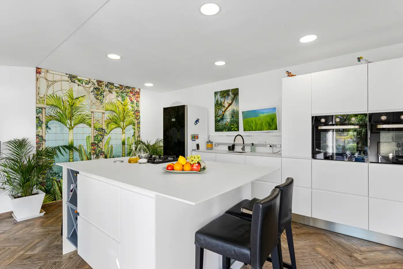 Cocina de Casa o chalet en venta en Daya Nueva con Aire acondicionado, Jardín privado y Piscina