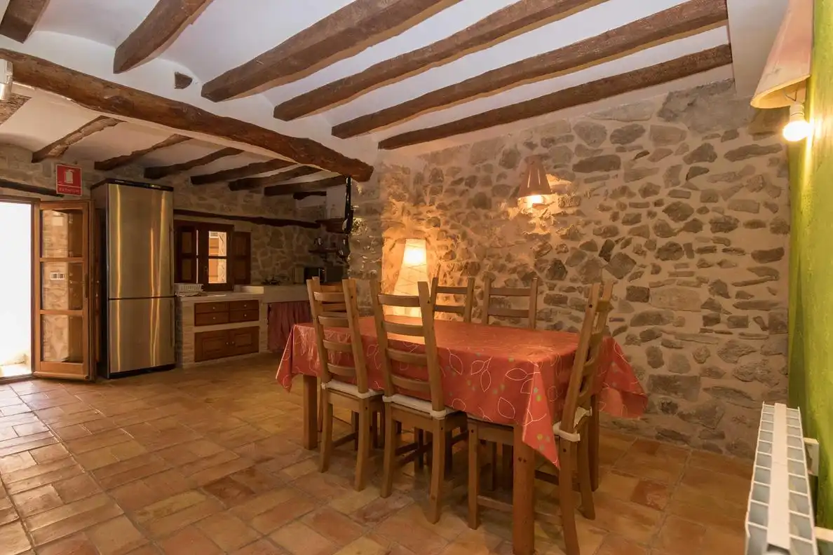 Comedor de Finca rústica en venta en La Vall de Laguar con Calefacción, Terraza y Trastero