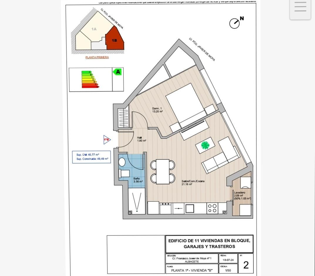 Flat for sale in Francisco Javier De Moya, Hospital