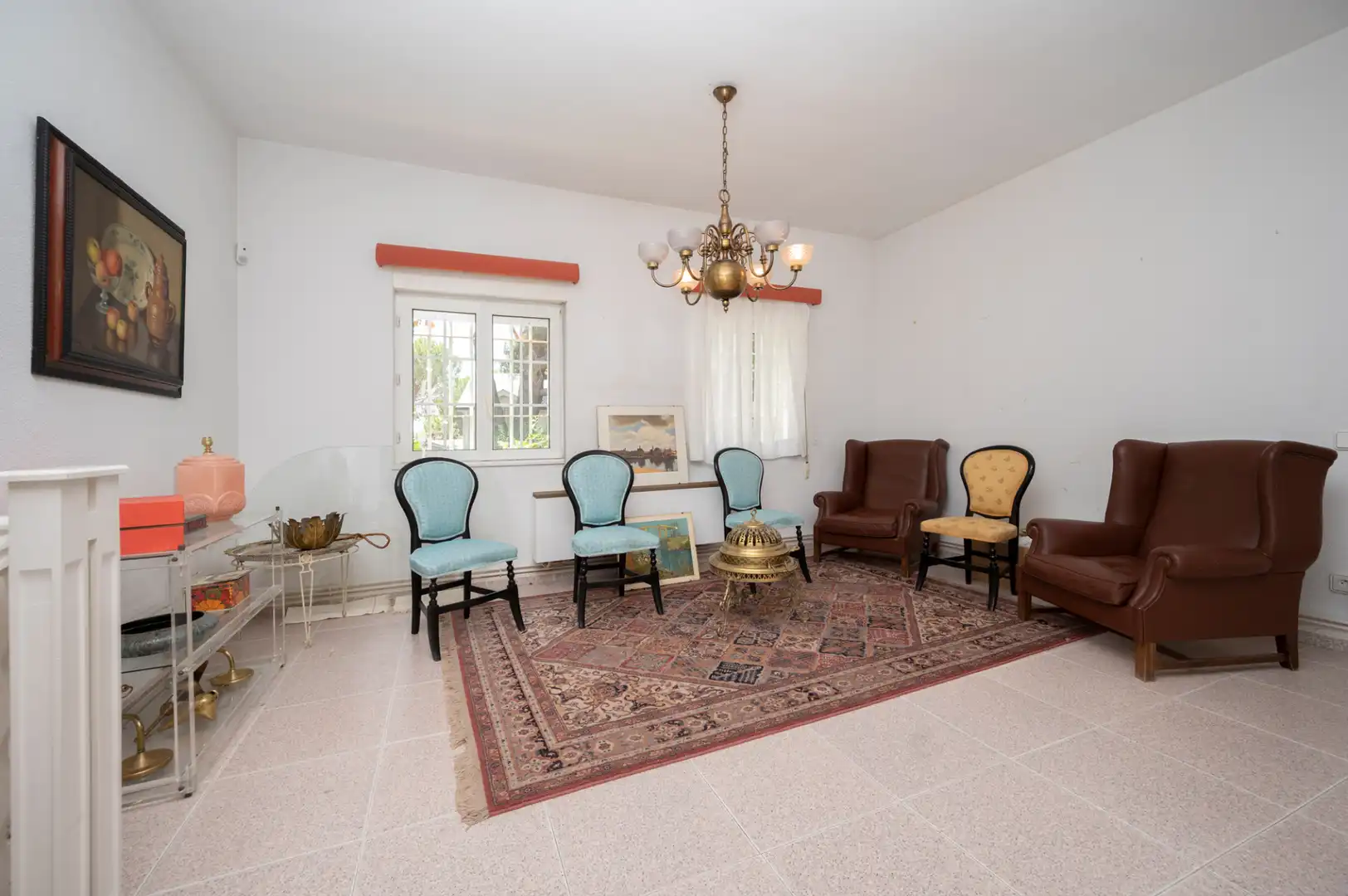 Sala de estar de Casa o chalet en venta en Colmenar Viejo con Aire acondicionado, Calefacción y Jardín privado
