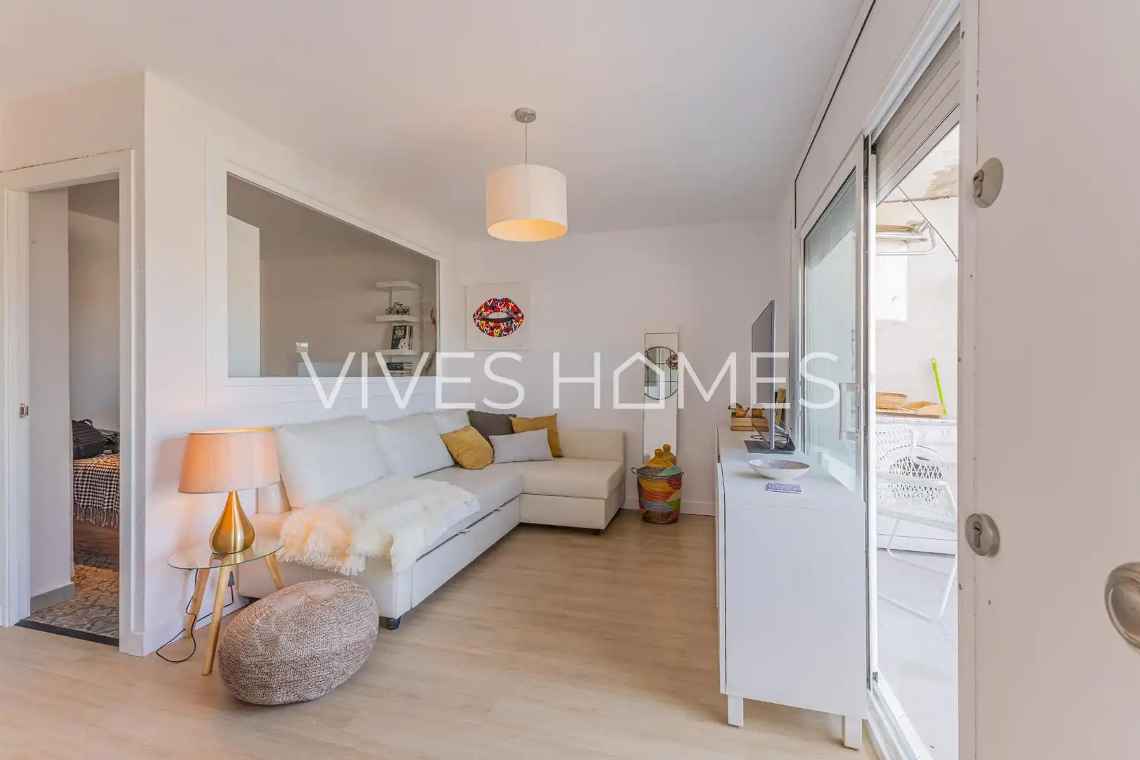 Living room of Flat for sale in Canet de Mar  with Air Conditioner, Heating and Terrace