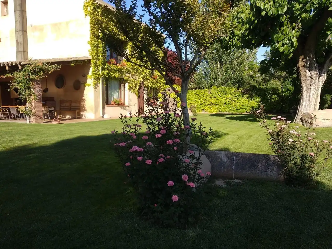 Jardí de Casa o xalet en venda en Vilanova de Bellpuig amb Calefacció, Jardí privat i Piscina