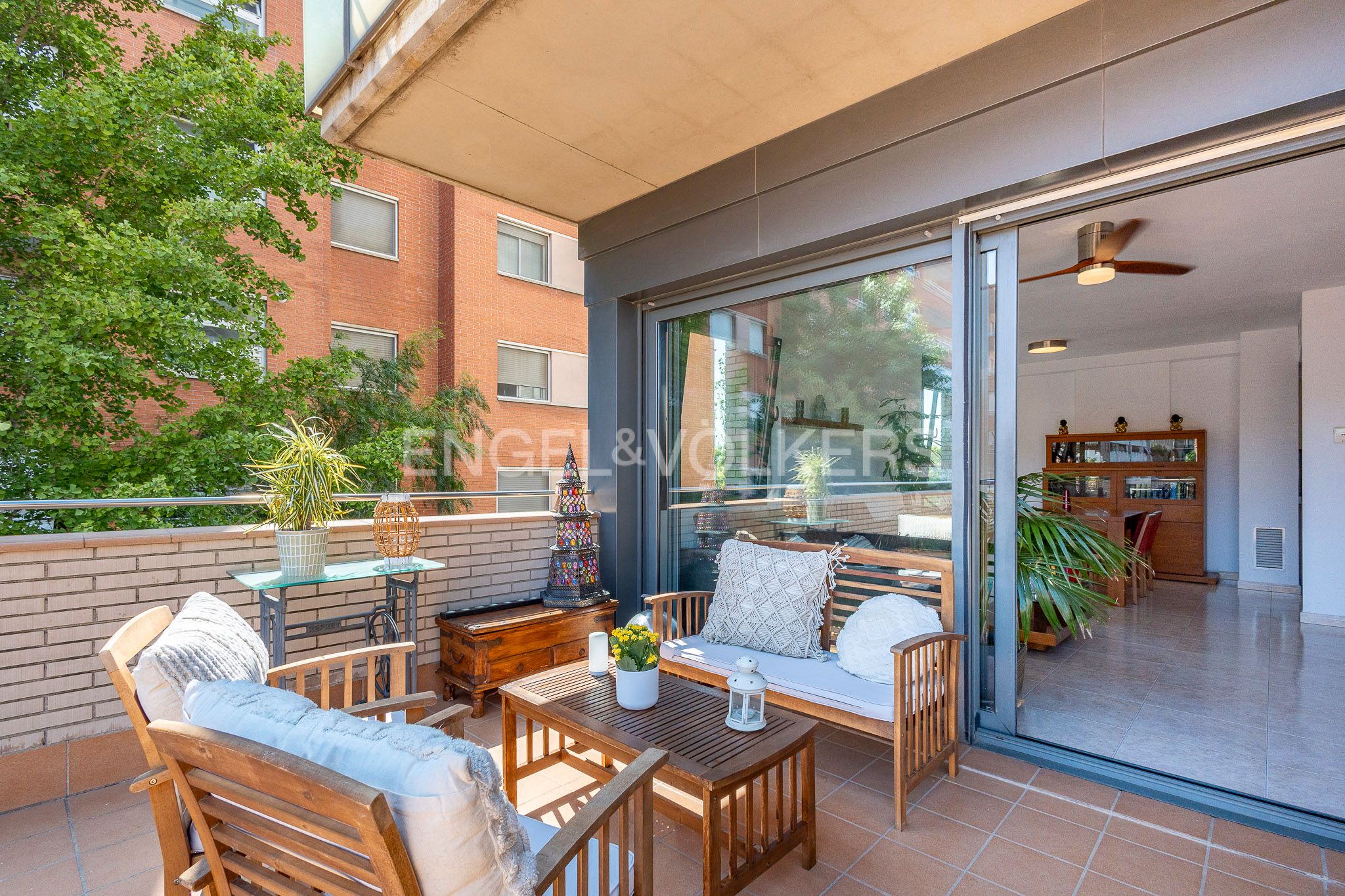 Terrace of Apartment for sale in Sant Joan Despí  with Heating, Terrace and Swimming Pool