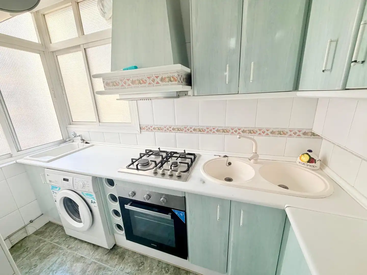 Küche von Wohnung zur Miete in Málaga mit Klimaanlage, Heizung und Terrasse