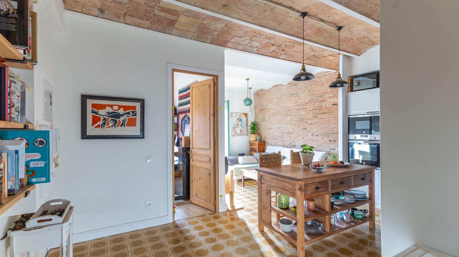 Cuina de Pis en venda en  Barcelona Capital amb Calefacció i Balcó