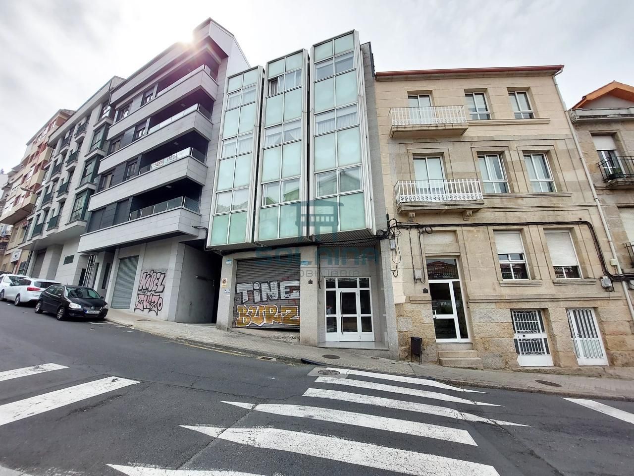 Vista exterior de Apartamento de alquiler en Ourense Capital  con Calefacción, Parquet y Amueblado