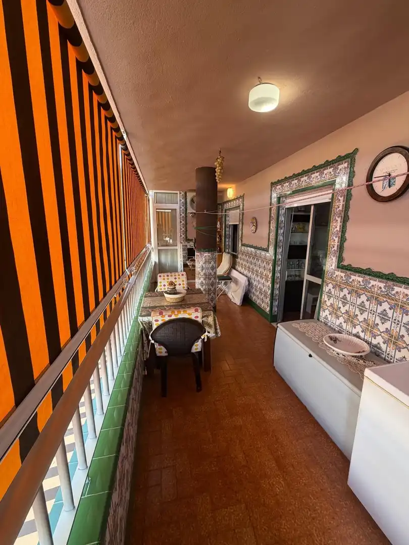 Terrasse von Wohnung zur Miete in Málaga