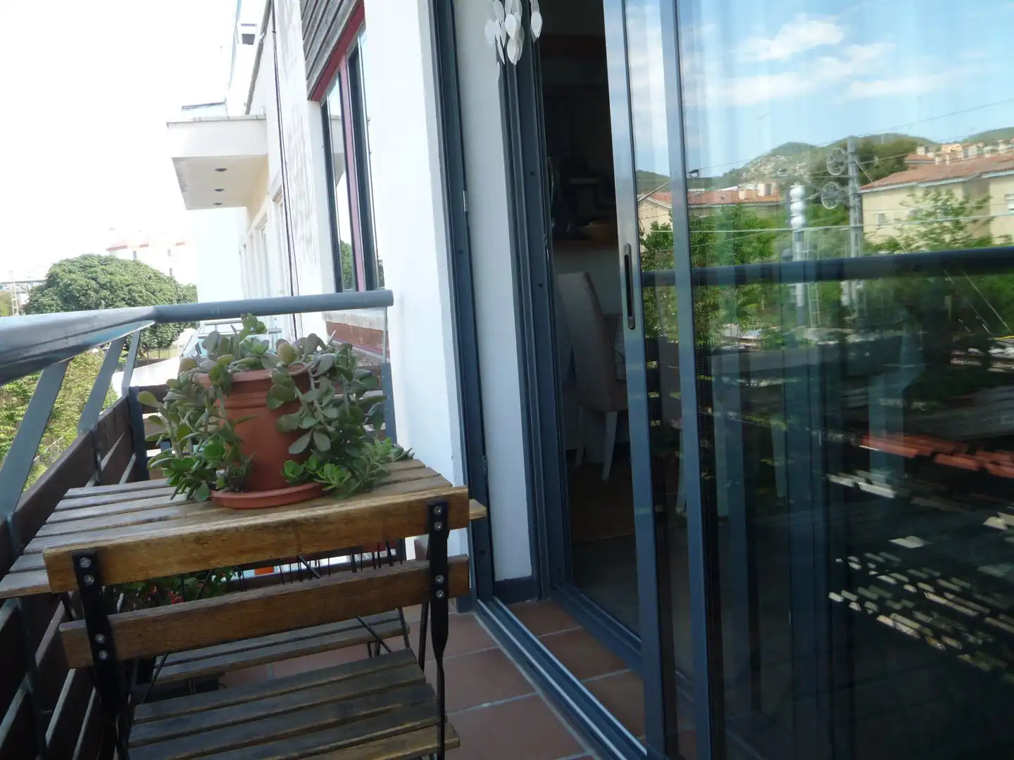 Terrasse von Wohnung zum Verkauf in Sitges mit Klimaanlage, Heizung und Terrasse