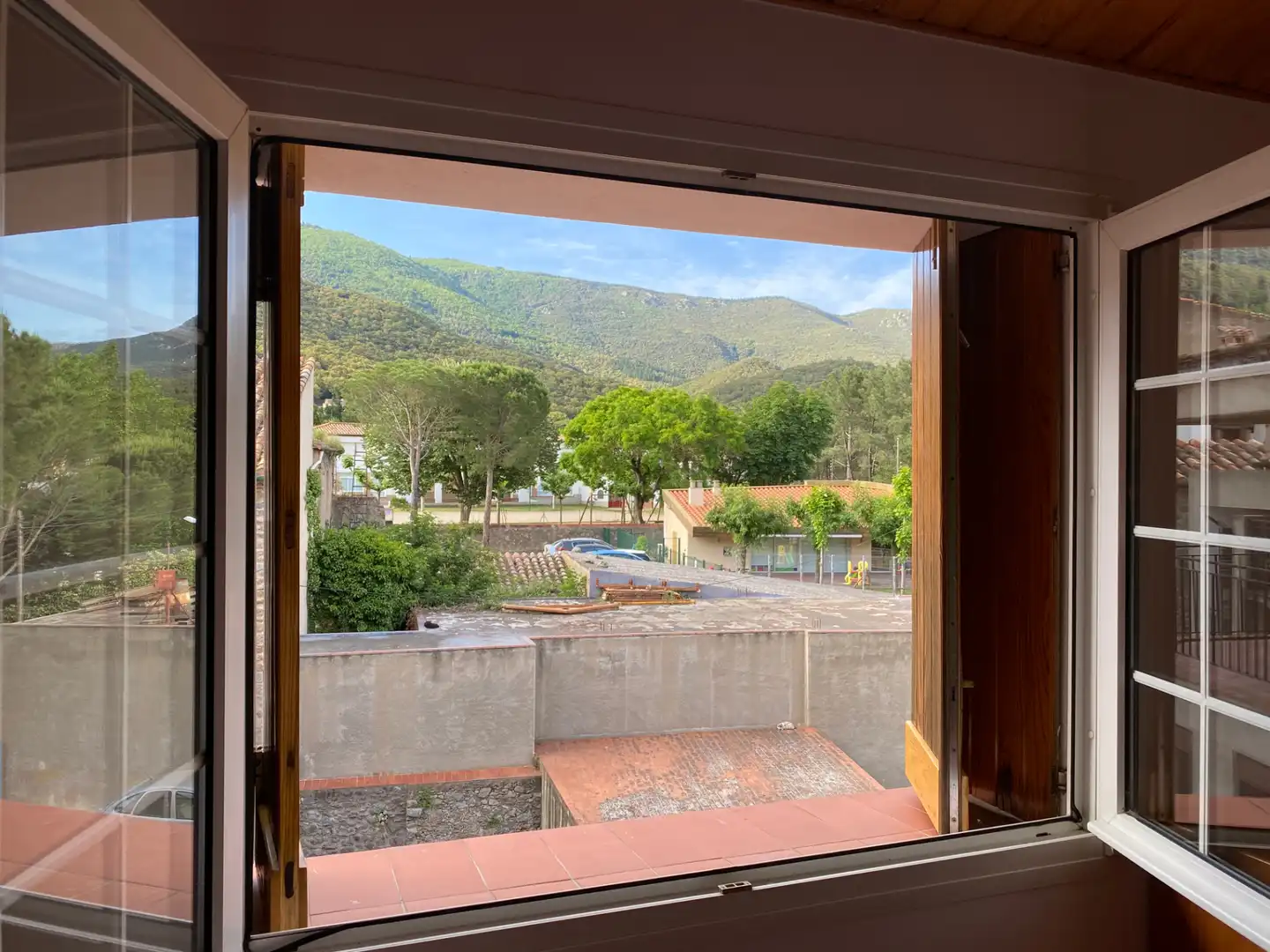 Terraza de Casa adosada en venta en Maçanet de Cabrenys con Calefacción, Amueblado y Balcón