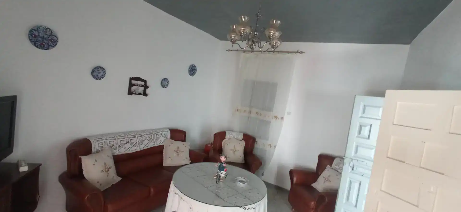 Sala de estar de Planta baja en venta en Montemolín con Jardín privado, Trastero y Amueblado