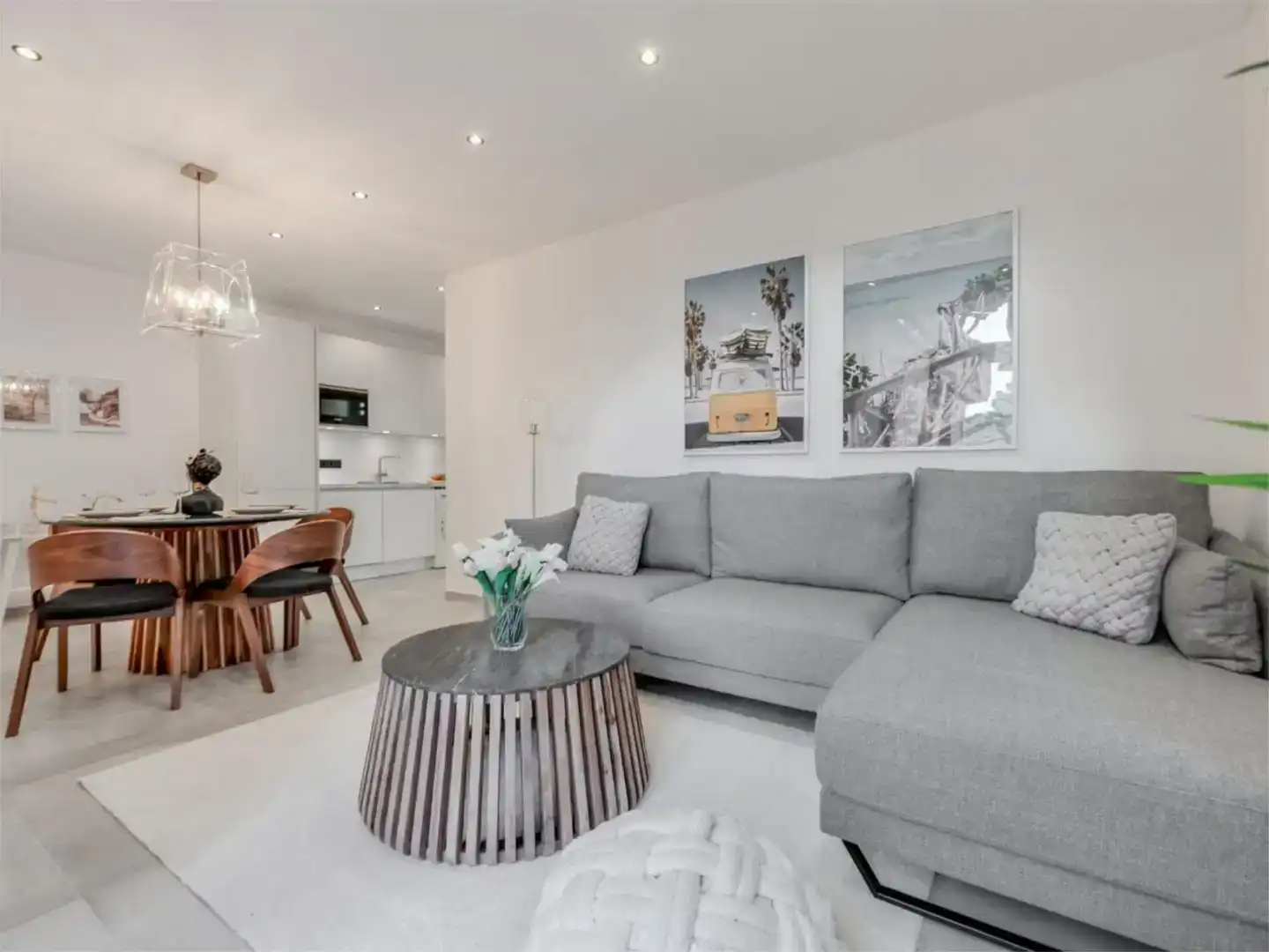 Sala d'estar de Apartament en venda en Estepona