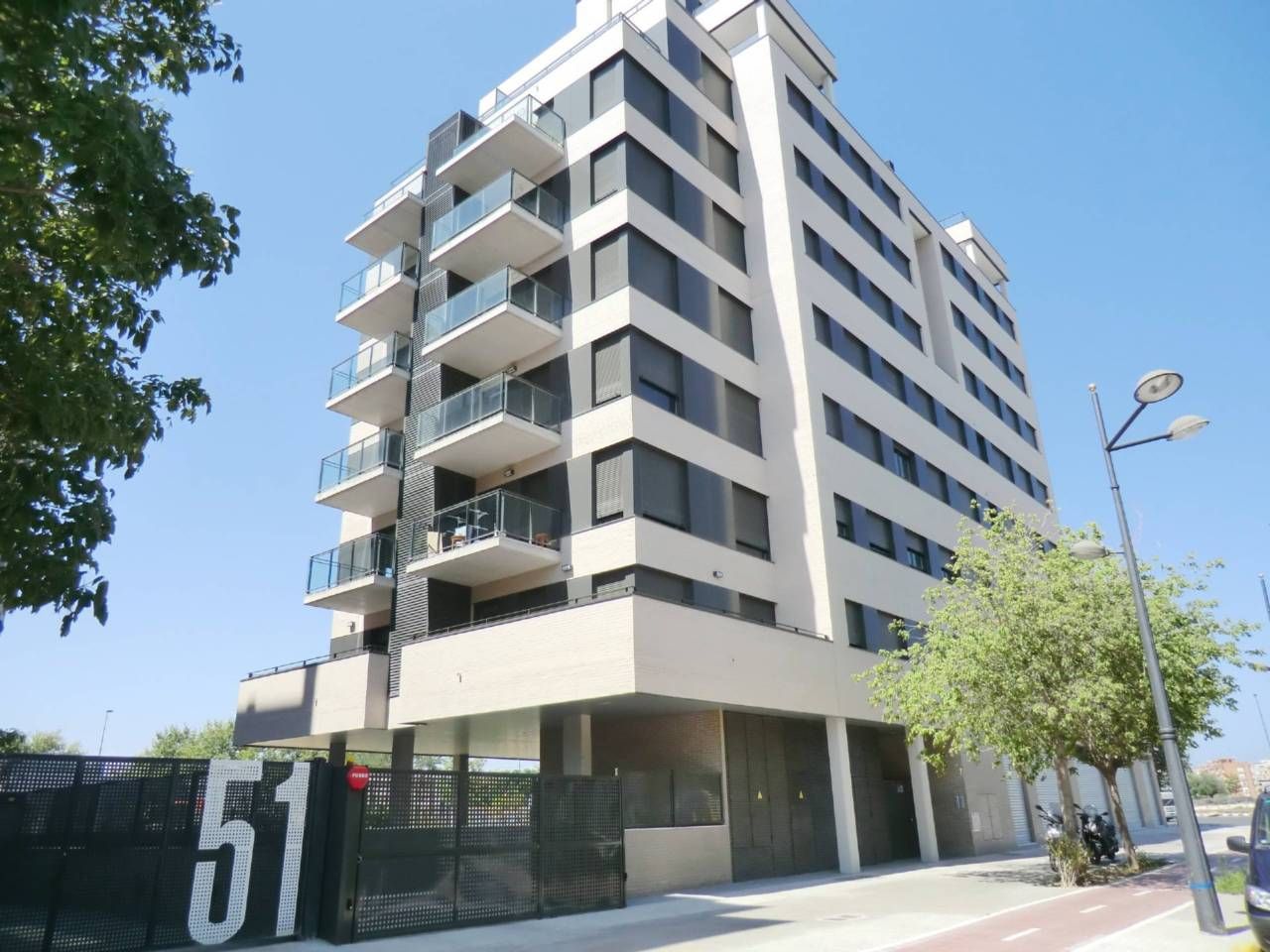 Vista exterior de Pis de lloguer en  Valencia Capital amb Aire condicionat, Calefacció i Terrassa