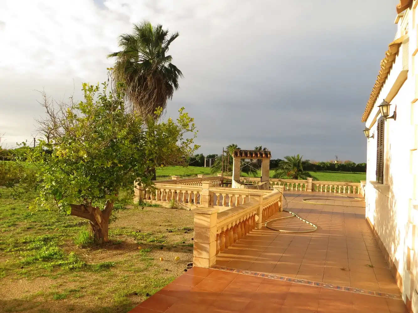 Terraza de Finca rústica en venta en  Palma de Mallorca con Aire acondicionado, Calefacción y Jardín privado
