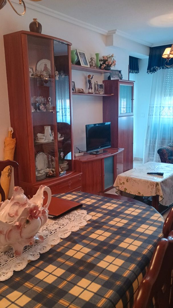 Living room of Flat for sale in Meruelo  with Heating, Terrace and Furnished