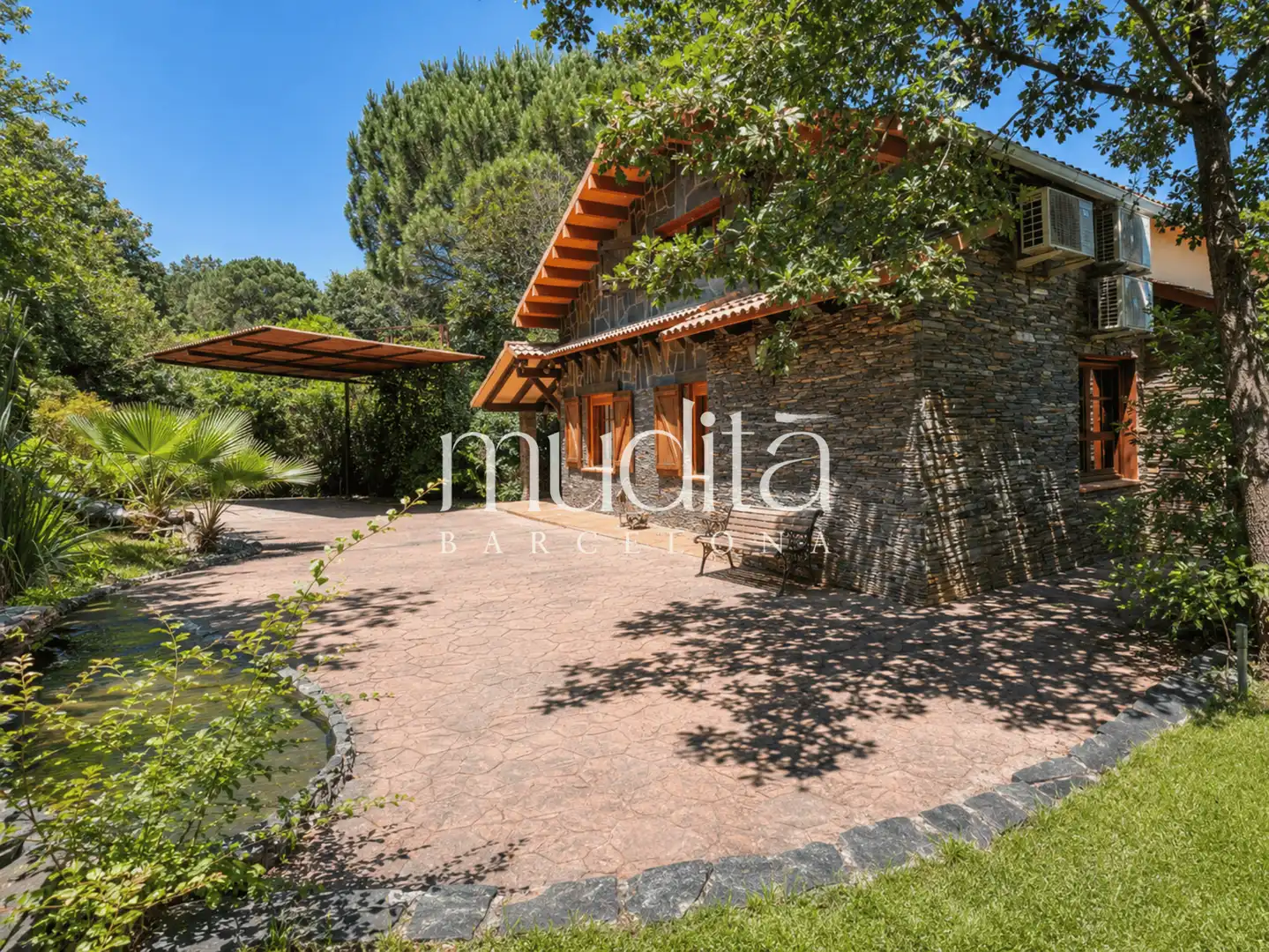 Jardín de Casa o chalet en venta en Sant Celoni con Calefacción, Jardín privado y Terraza