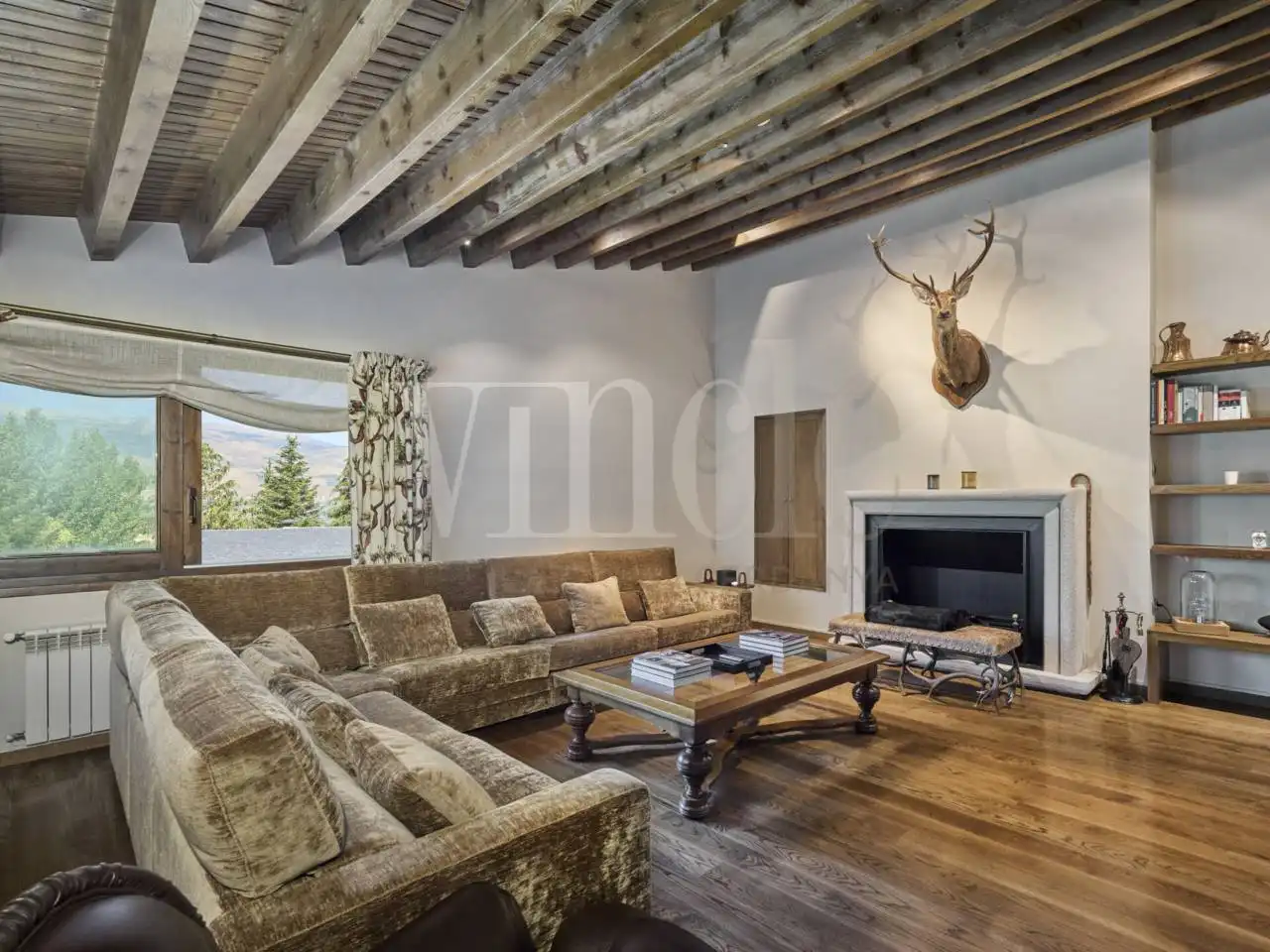 Living room of Houses for sale in Alp  with Heating and Parquet flooring