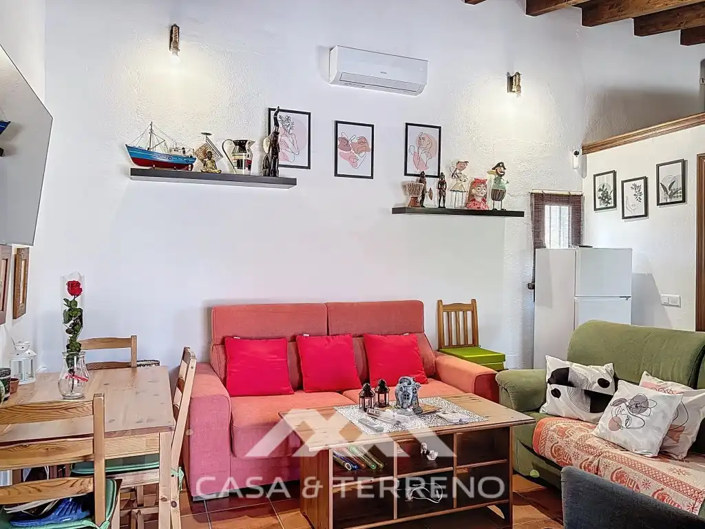 Living room of Country homes for sale in El Borge  with Air Conditioner and Swimming Pool