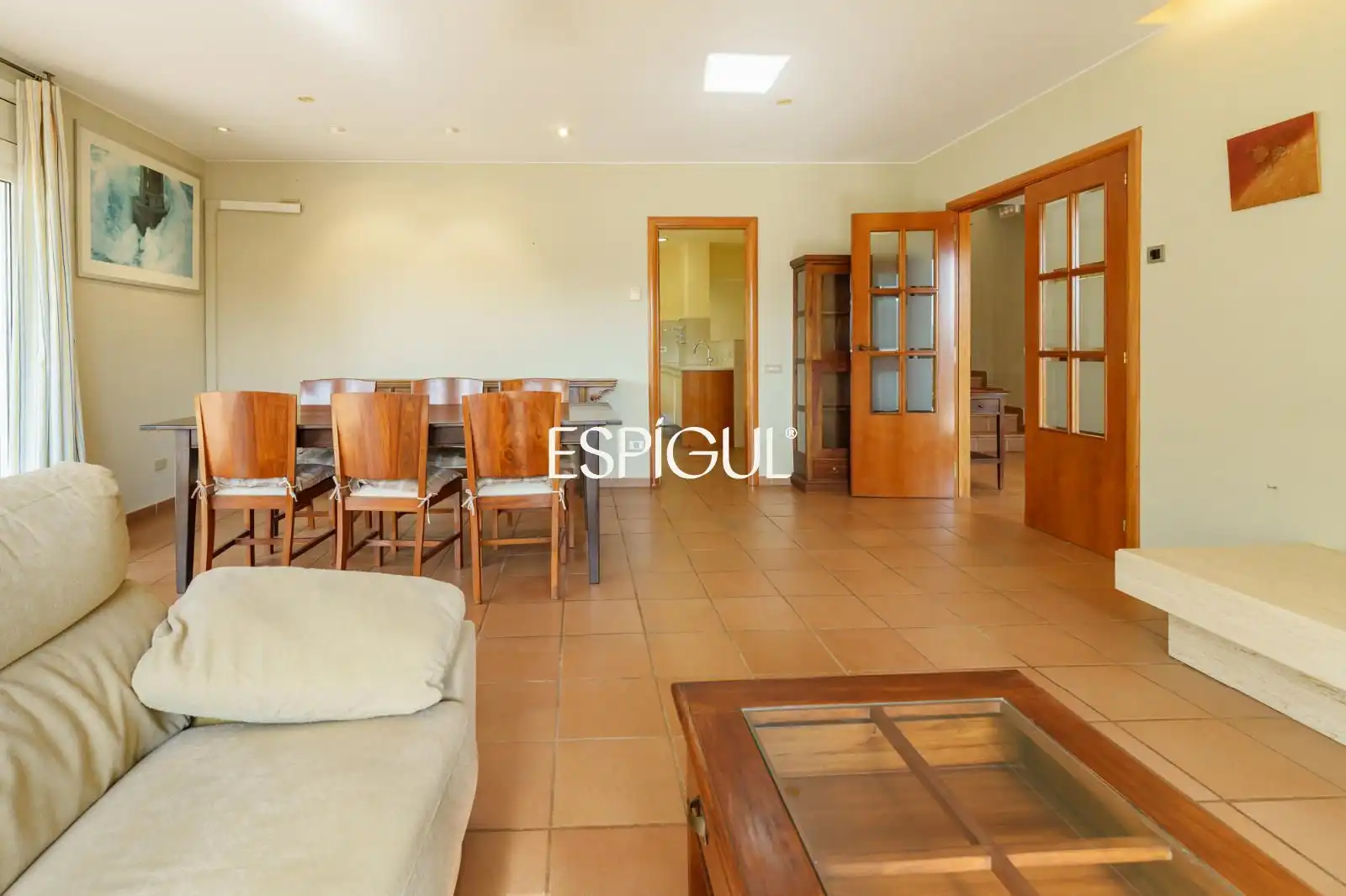 Sala d'estar de Casa o xalet en venda en Vallromanes amb Aire condicionat, Calefacció i Jardí privat