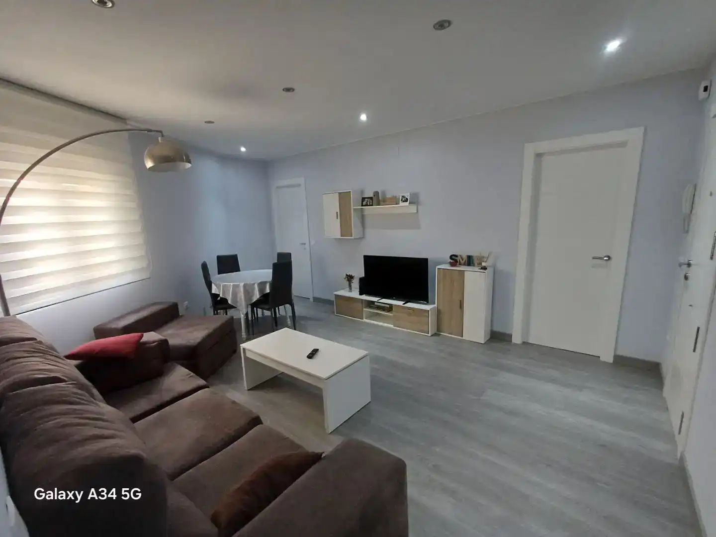 Sala de estar de Piso en venta en Banyeres de Mariola con Parquet y Amueblado