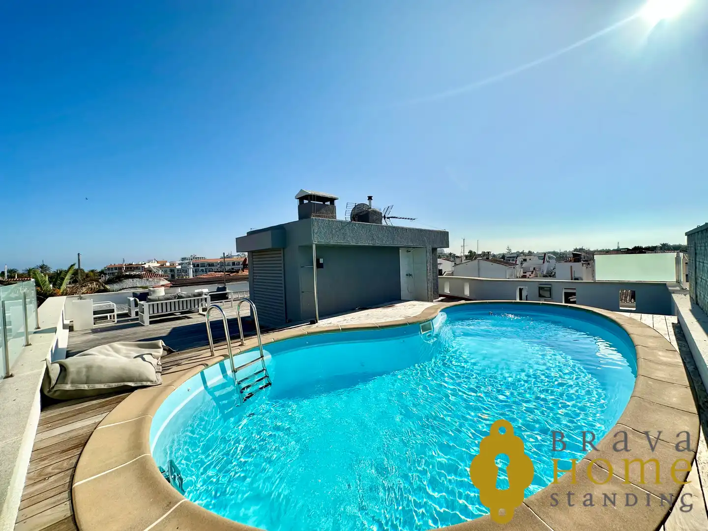 Piscina de Casa o chalet en venta en Empuriabrava con Aire acondicionado, Terraza y Piscina
