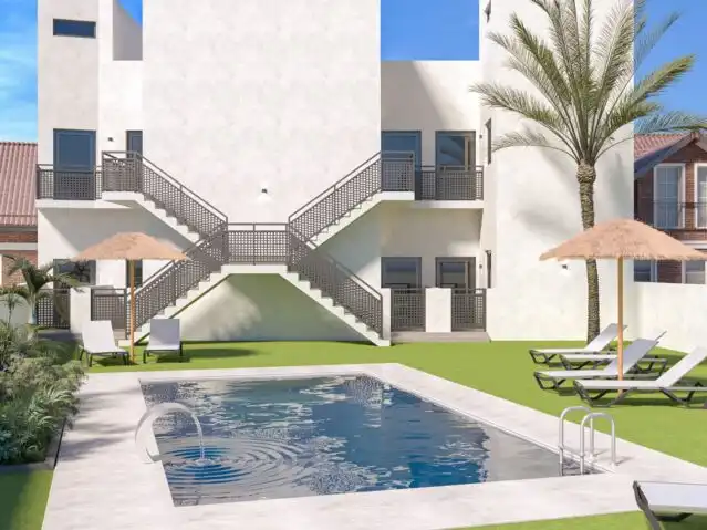 Piscina de Apartamento en venta en La Romana