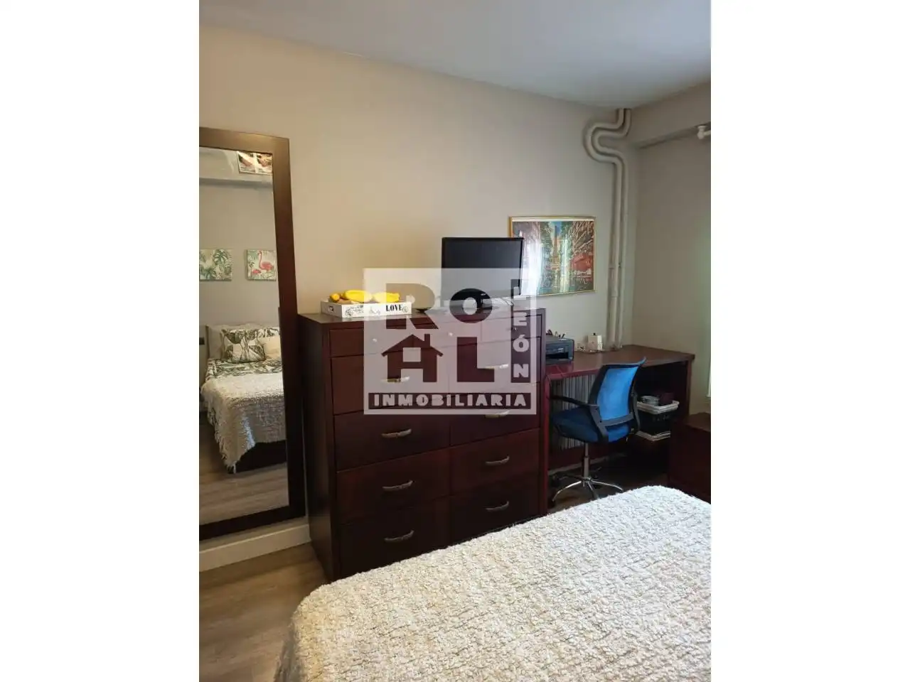 Bedroom of Flat for sale in León Capital   with Heating, Parquet flooring and Terrace
