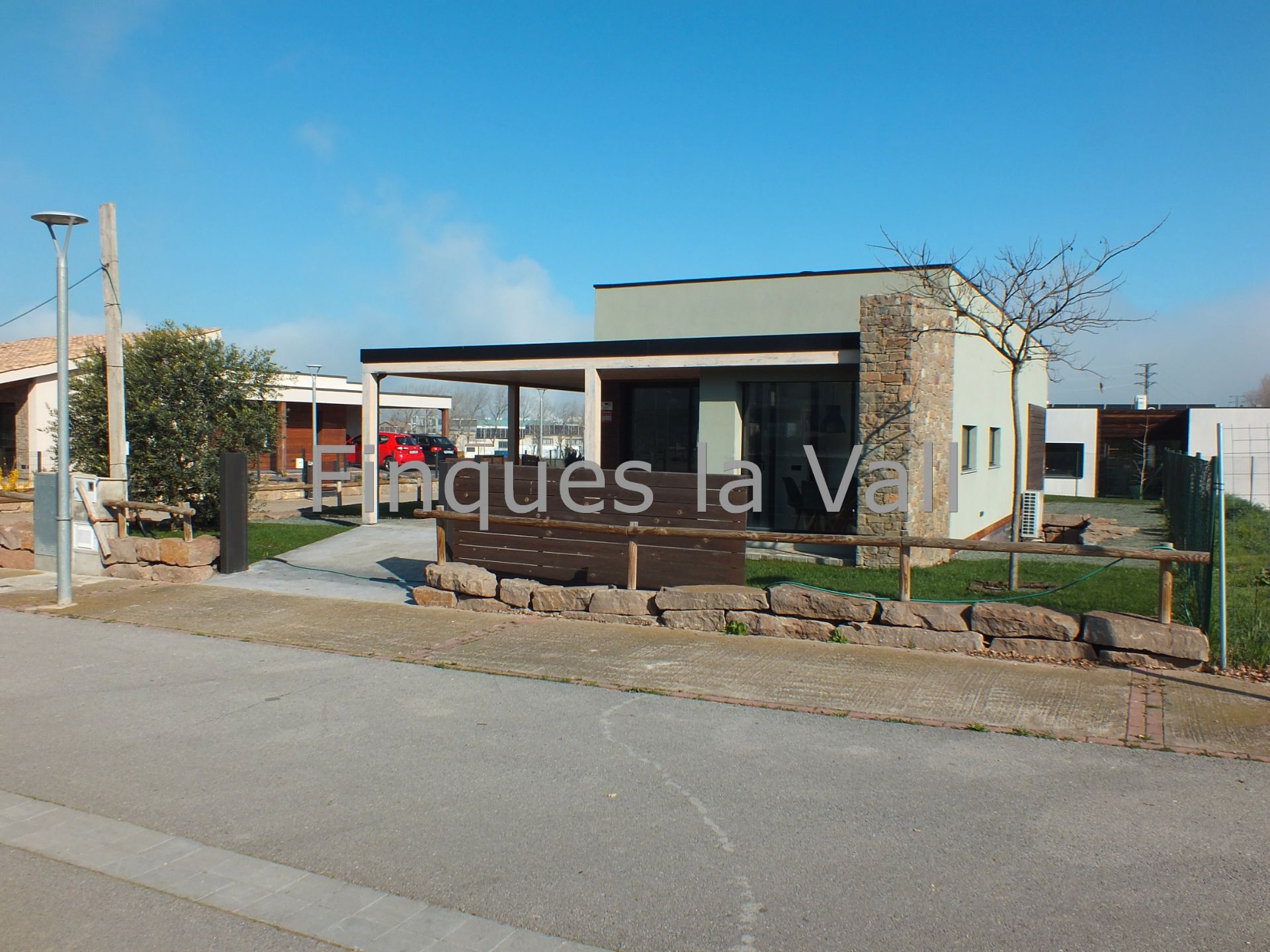 Vista exterior de Casa o chalet en venta en Santa Eugènia de Berga con Jardín privado, Parquet y Horno