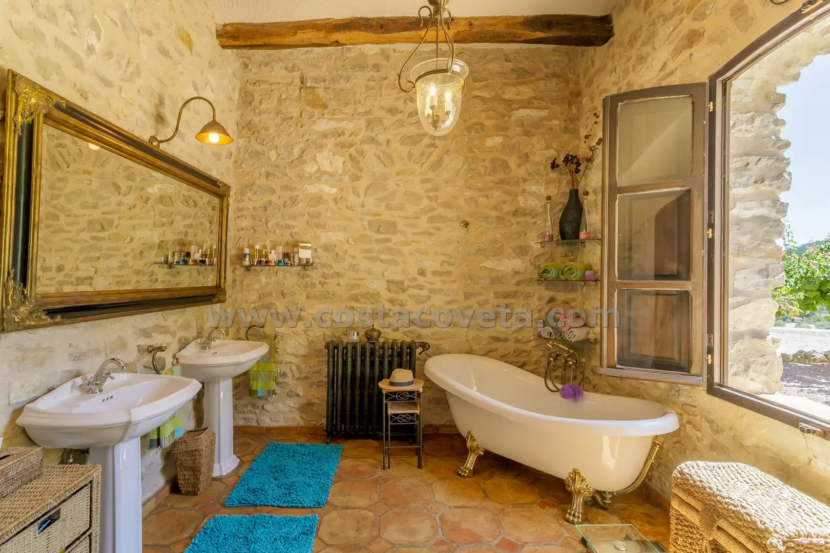 Baño de Casa o chalet en venta en Relleu con Aire acondicionado, Calefacción y Jardín privado