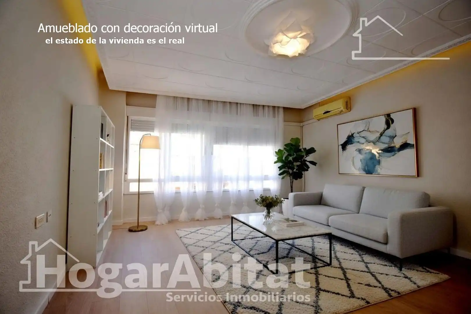 Sala de estar de Piso en venta en Vila-real con Aire acondicionado, Calefacción y Parquet