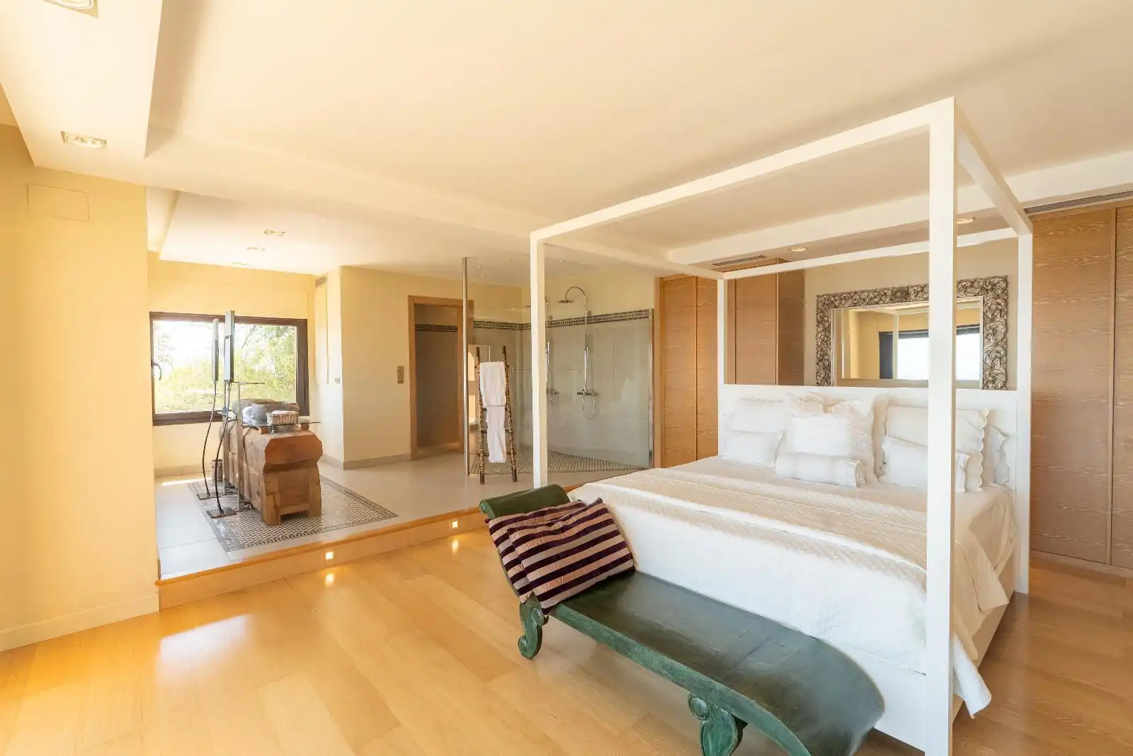Dormitori de Casa o xalet de lloguer en Sant Feliu de Guíxols amb Aire condicionat, Jardí privat i Terrassa