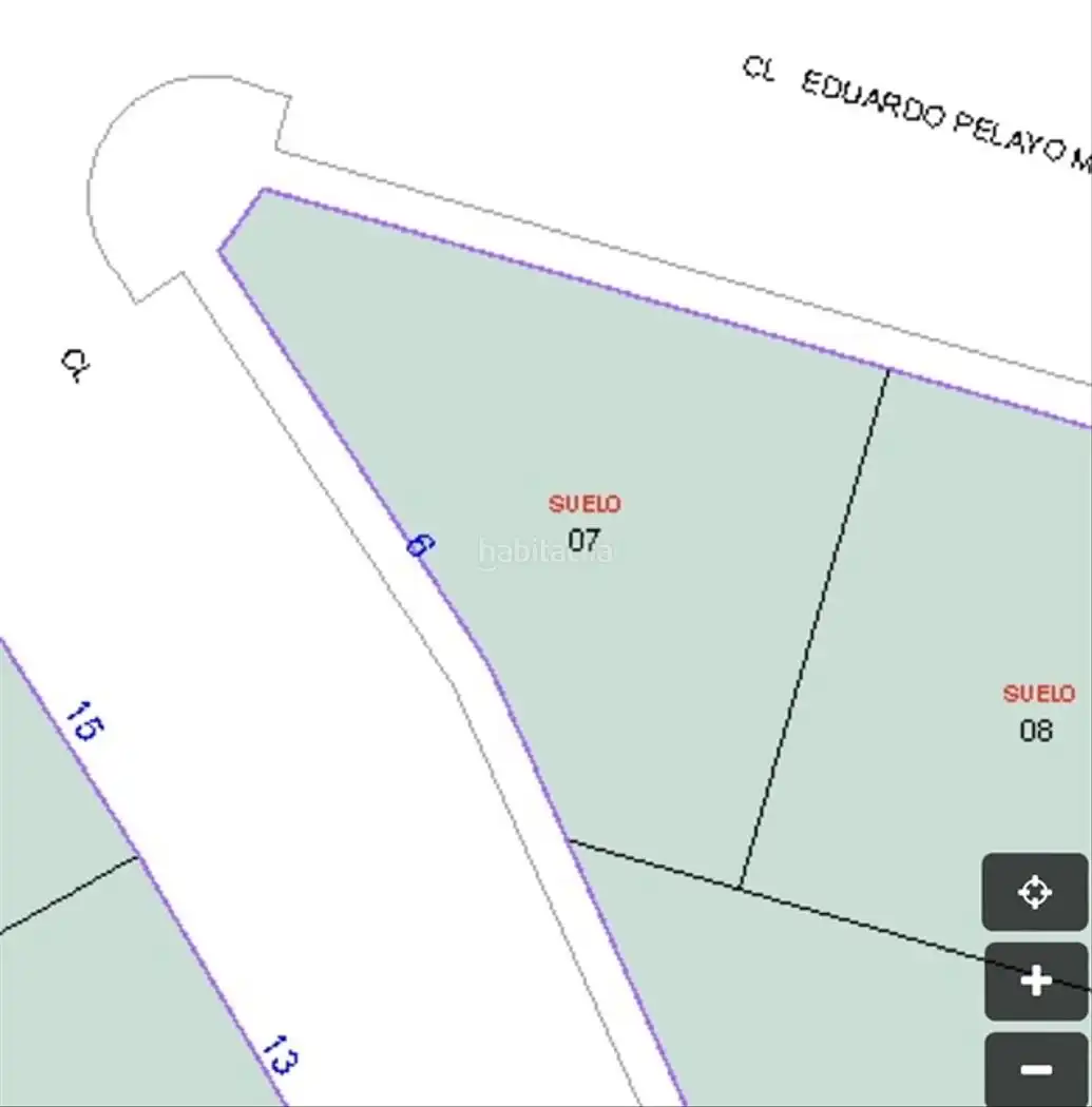 Wohnbaugrundstück zum Verkauf in Calle Alguacit Eduardo Pelayo Matallana 18