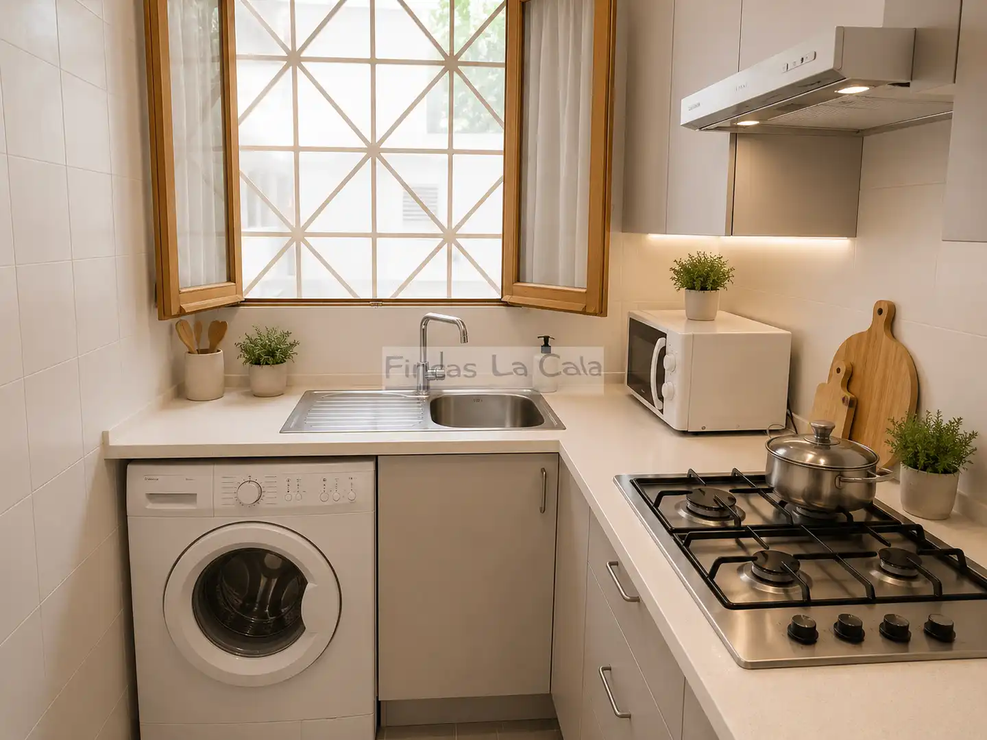 Küche von Wohnung zum Verkauf in Finestrat mit Klimaanlage, Heizung und Terrasse