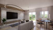 Sala d'estar de Casa o xalet en venda en Villalbilla amb Aire condicionat, Jardí privat i Piscina