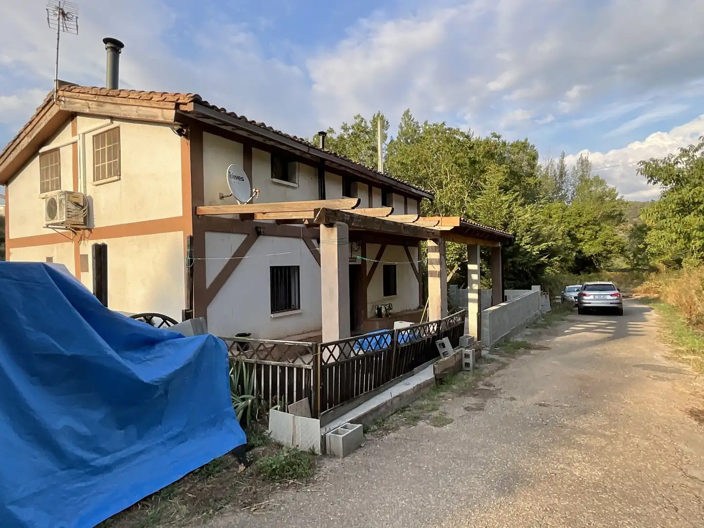 Exterior view of Country homes for sale in Bobadilla  with Parquet flooring, Terrace and Storage room