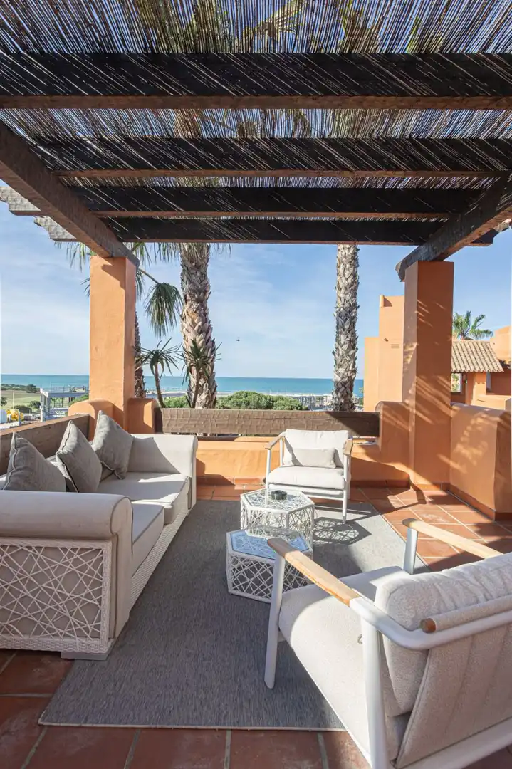 Terrassa de Apartament en venda en Chiclana de la Frontera amb Piscina comunitària