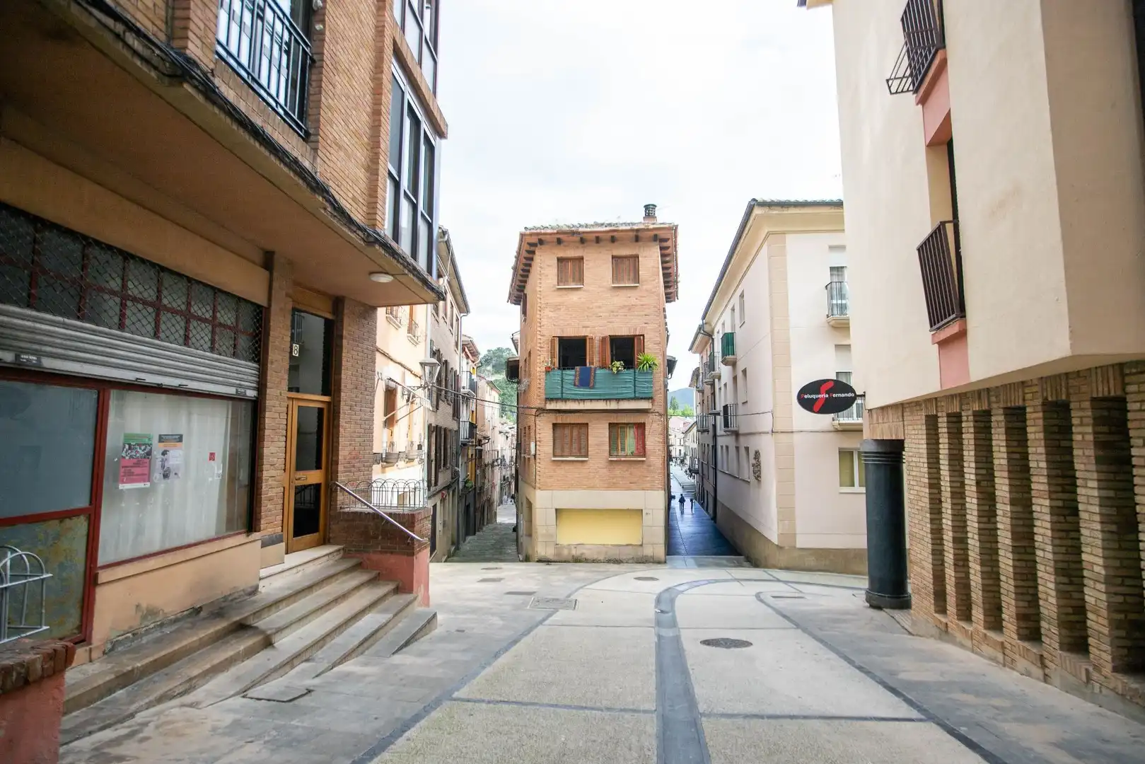 Außenansicht von Wohnung zum Verkauf in Estella / Lizarra mit Heizung, Terrasse und Möbliert