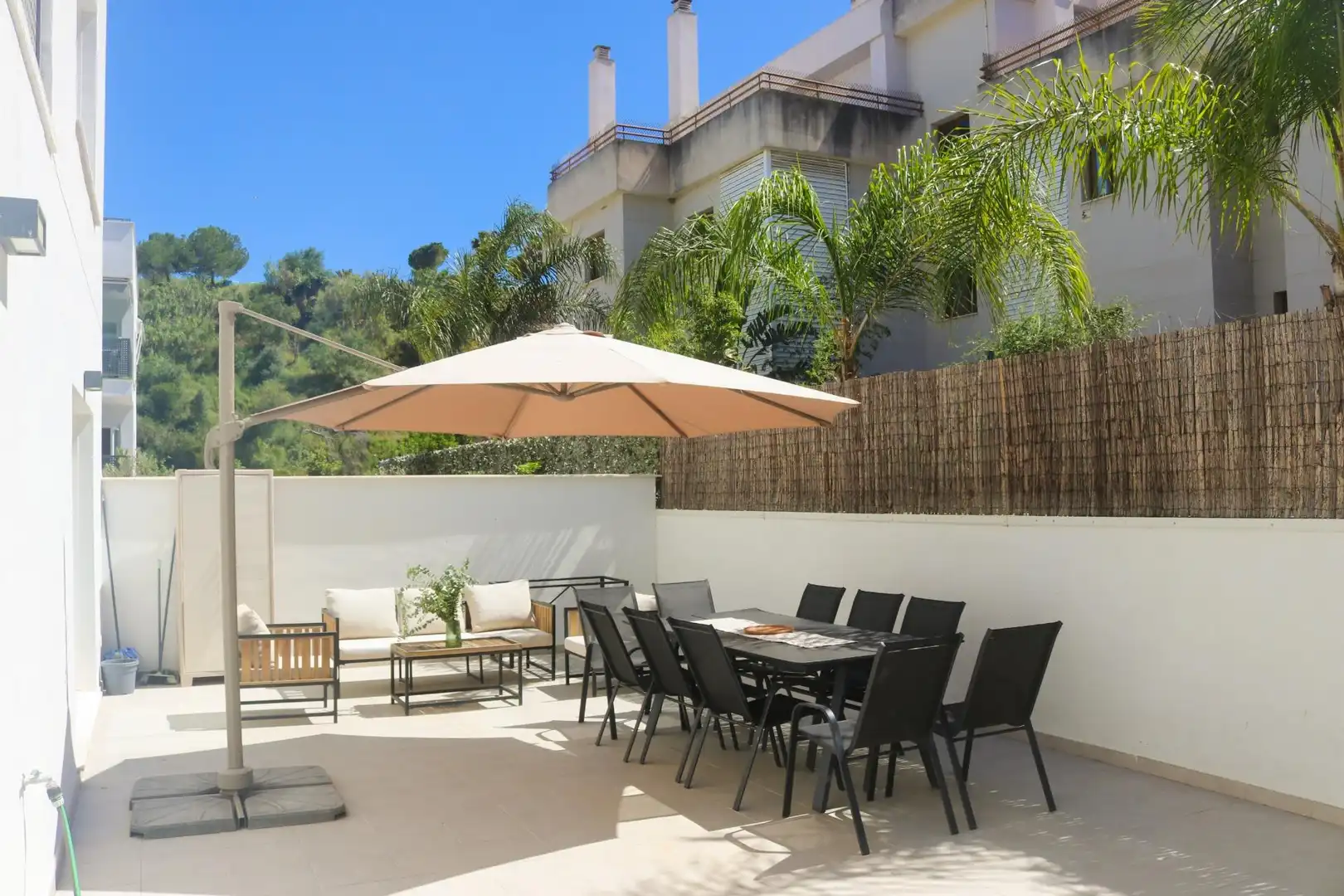 Terraza de Planta baja en venta en Mijas con Aire acondicionado, Jardín privado y Terraza